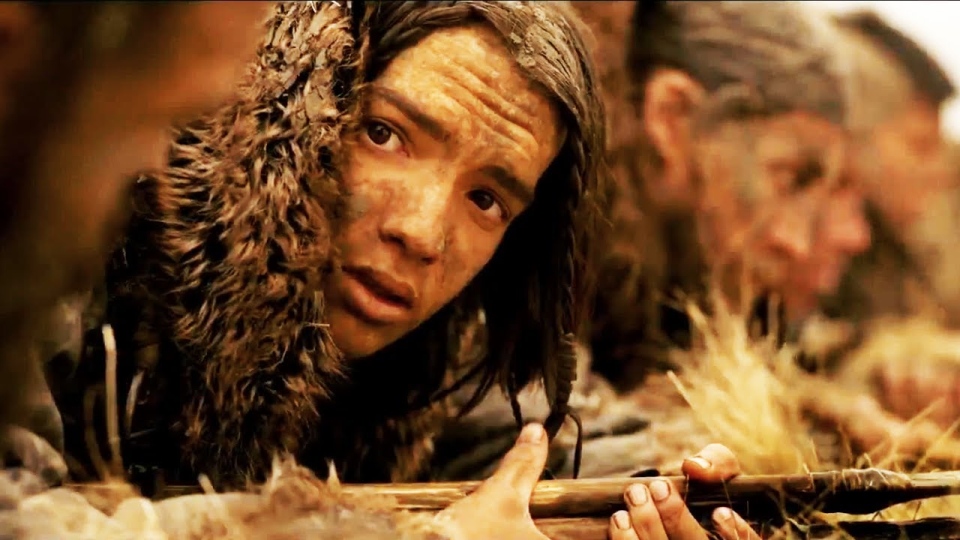 Actor Kodi Smit-McPhee in the movie "Alpha" set 20,000 years ago. (Sony Pictures) 