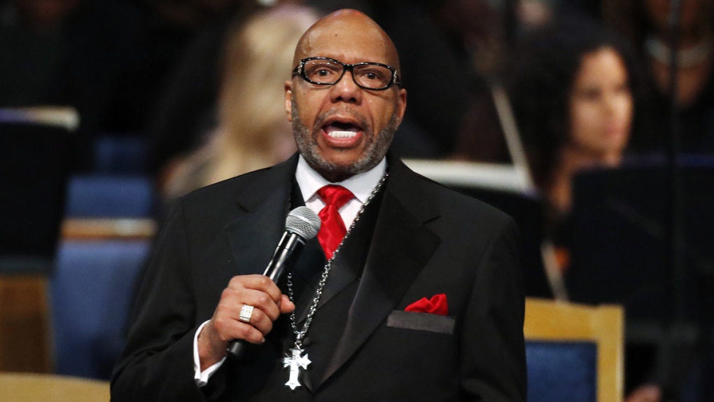 Rev. Williams Jr. delivers Franklin's eulogy