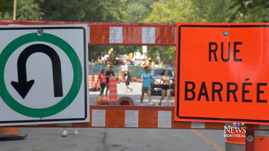 CTV Montreal: Construction mess