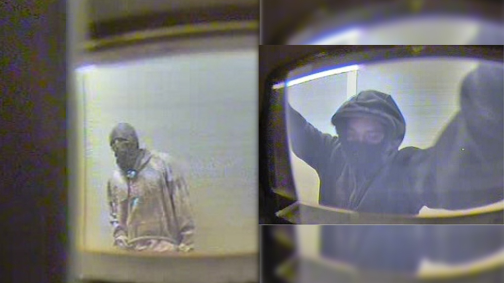 Two suspects sought in an ATM theft