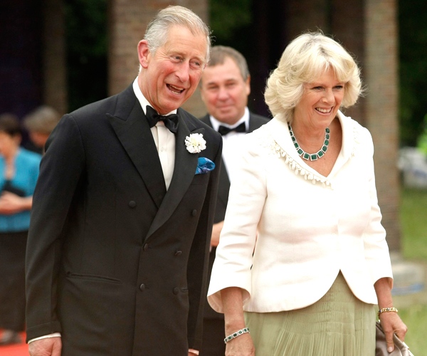 Britain's Prince Charles and his wife Camilla the Duchess of Cornwall arrive at the Royal Gala Performance of Peter Pan in London, on Wednesday, June 17, 2009. (AP / Matt Dunham)