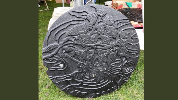 The Calgary storm water manhole cover