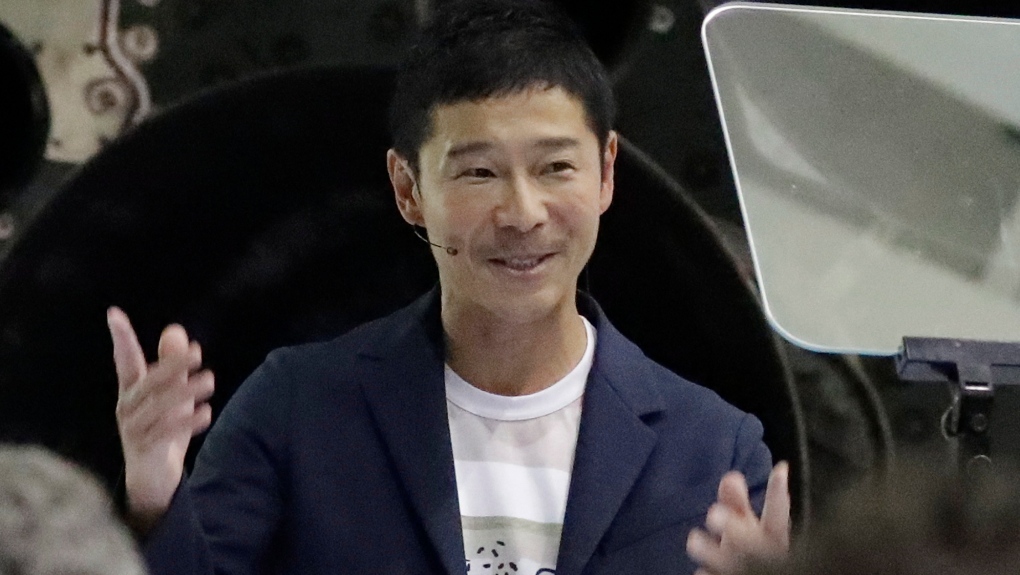 Japanese billionaire Yusaku Maezawa 