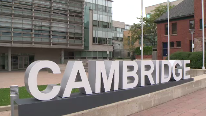 The Cambridge city sign