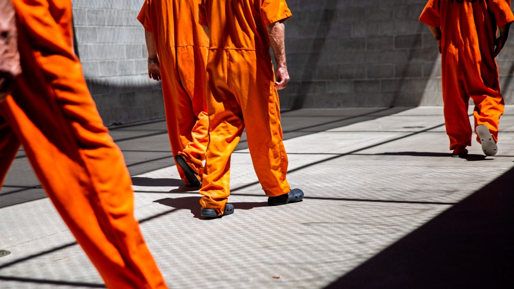 Inmates at Twin Falls County Jail in Idaho.
