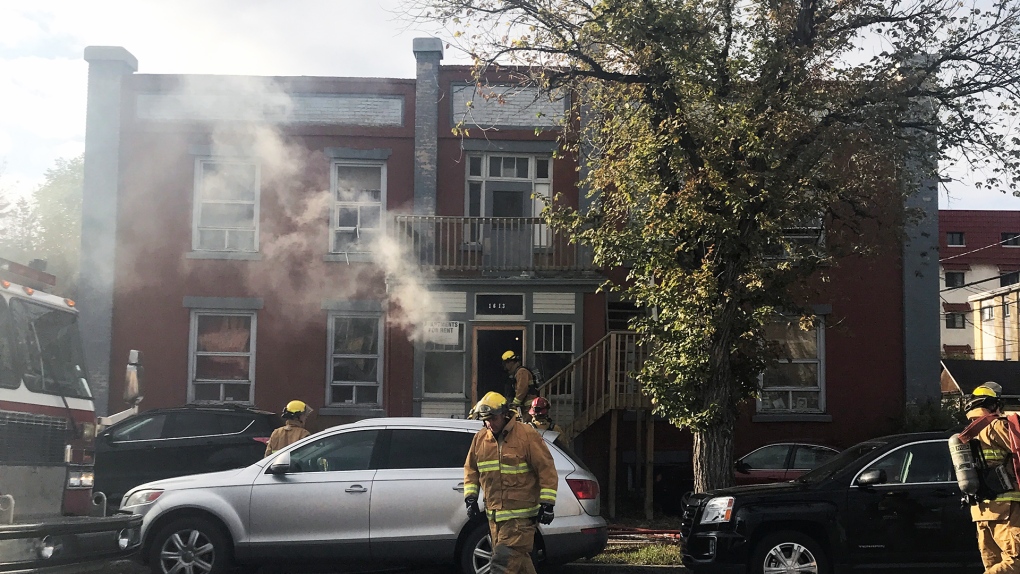 Apartment fire