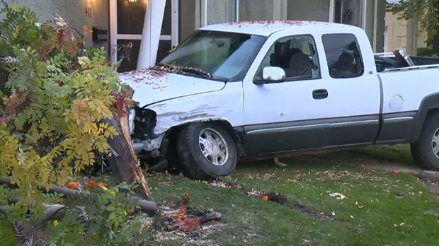 Police say the vehicle was being driven erratically at times before it crashed into a home the in the northwest on September 25, 2018.