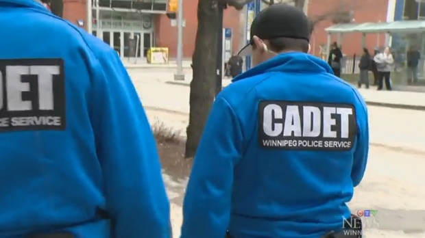 Winnipeg police service cadets