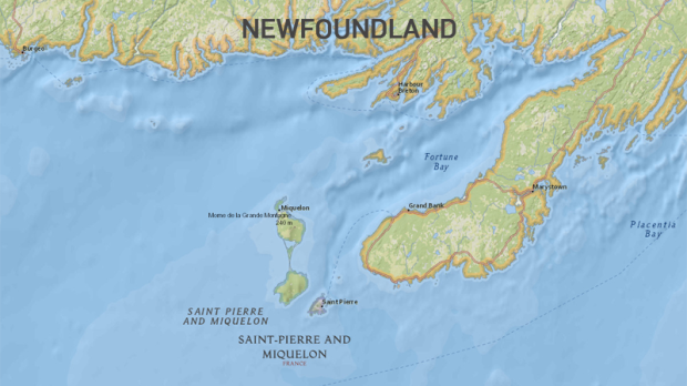 Newfoundland map (Esri Canada)