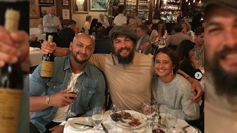 Jason Mamoa spotted in Vancouver