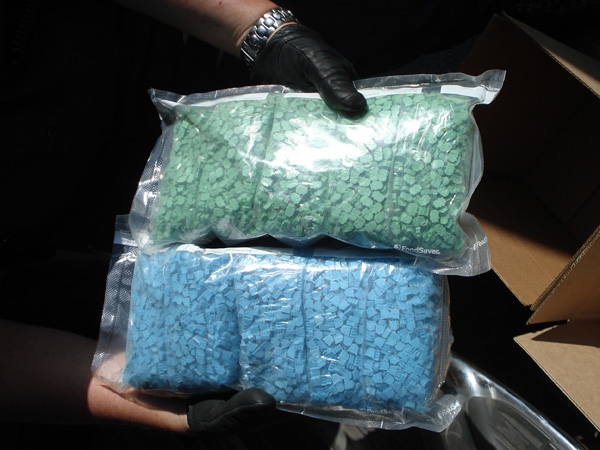 U.S. Customs has reported seizing approximately 60 pounds of ecstasy from a North Vancouver woman's car. July 1, 2009. (CTV)