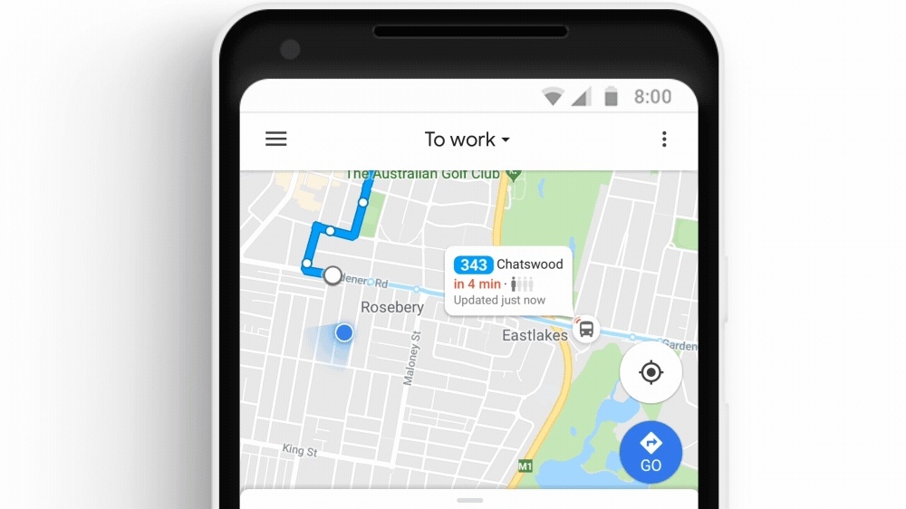 Google maps commute update