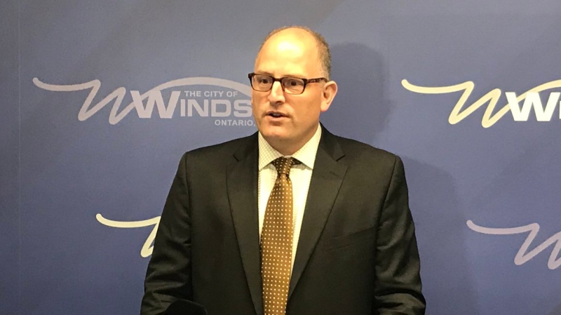 Windsor mayor Drew Dilkens announces several new measures as part of a zero tolerance approach to crime on Monday October 1, 2018. ( Rich Garton / CTV Windsor )
