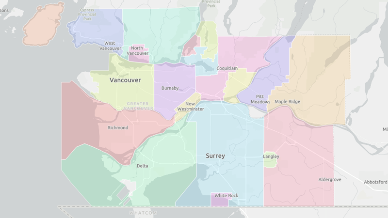 Candidates in Metro Vancouver