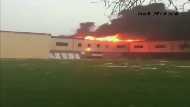  École secondaire Mont-Bleu destroyed by tornado