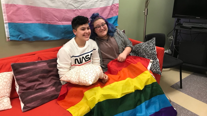 Grade 11 students Ray Lucas and Hanley Smith are celebrating the fact that students across Nova Scotia will soon be able to choose how they want to be identified in the provincial school system.