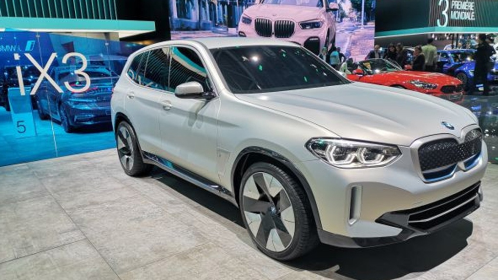 BMW iX3 concept at the Paris Motor Show 2018