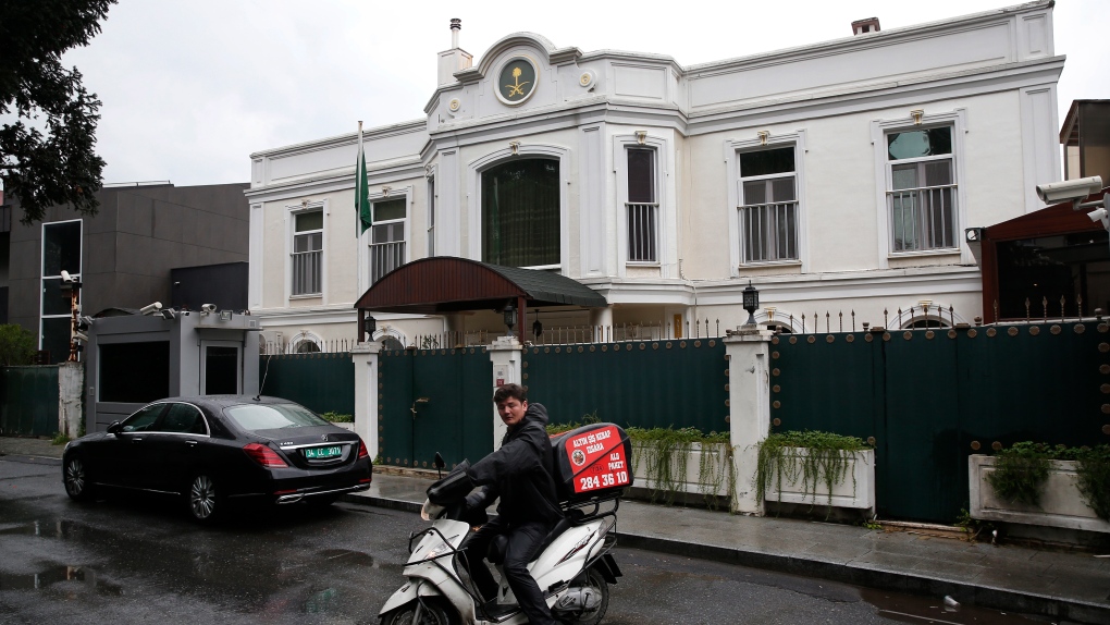Saudi Arabia's consul's residence, in Istanbul