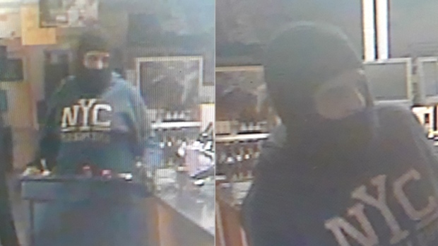 A suspect wanted after breaking into an LCBO