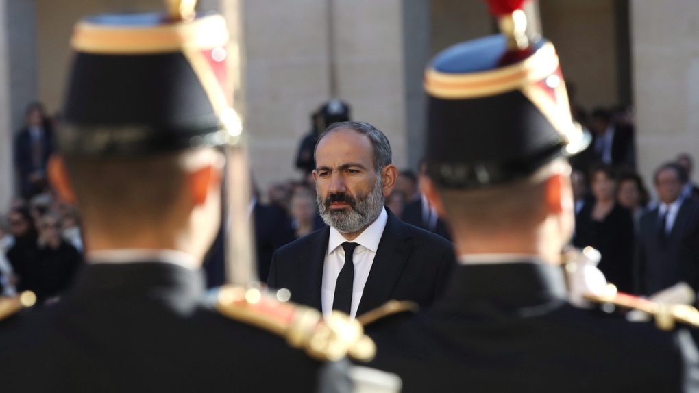 Armenian Prime Minister Nikol Pashinian in Paris