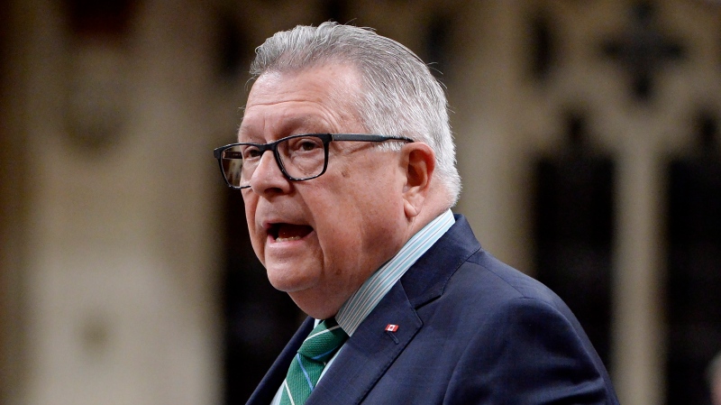 Public Safety Minister Ralph Goodale speaks during question period in the House of Commons on Parliament Hill, in Ottawa on Tuesday, Oct. 16, 2018. THE CANADIAN PRESS/Adrian Wyld