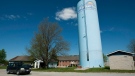 A water tower near Well 5 where the original water contamination started ten years ago is shown in Walkerton, Ont., on Sunday, May 16, 2010. (THE CANADIAN PRESS/Nathan Denette)