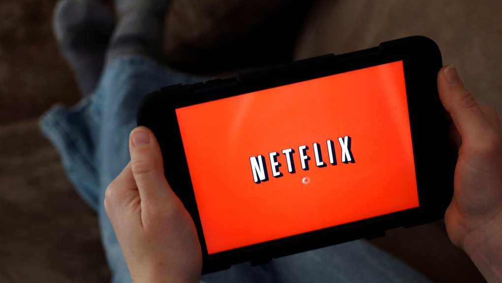 Netflix on a tablet 