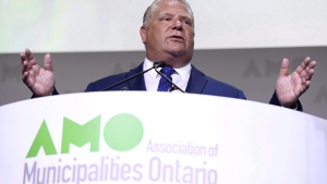 As communities across Ontario gear up for municipal elections later this month, a growing number of candidates face no competition at all. Ontario Premier Doug Ford speaks at the Association of Municipalities of Ontario in Ottawa on Monday, Aug. 20, 2018. THE CANADIAN PRESS/Justin Tang