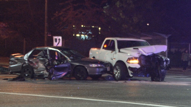 Driver accused of running red light, causing crash CTV News