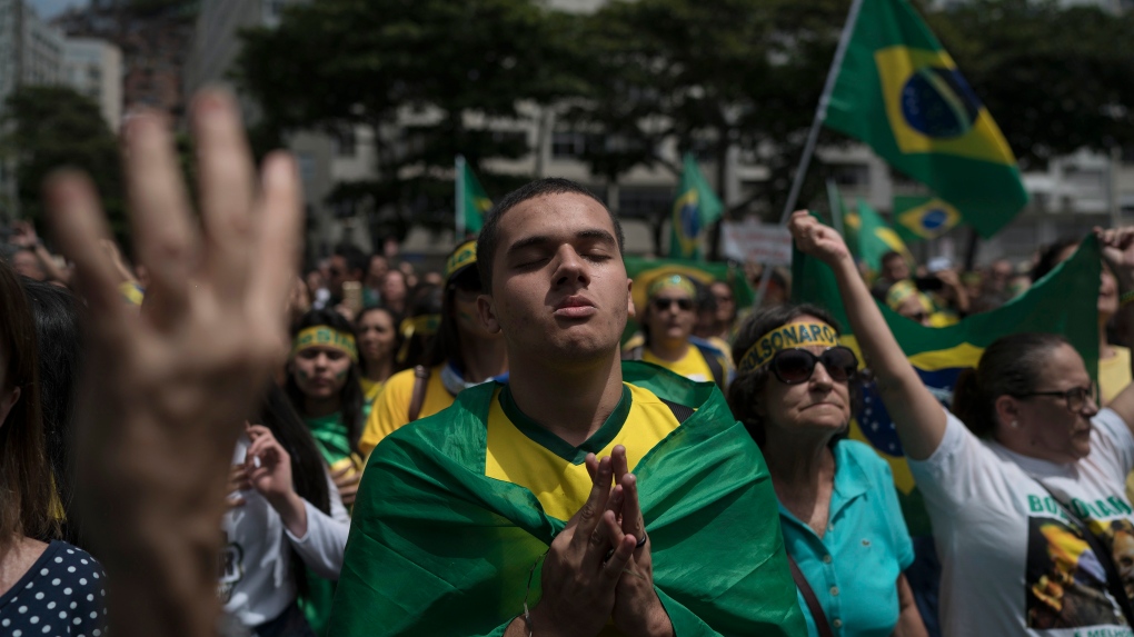 Rally for presidential candidate Jair Bolsonaro