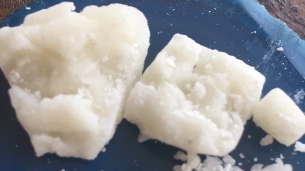 File image of crack cocaine. (Source: Wikimedia Commons)