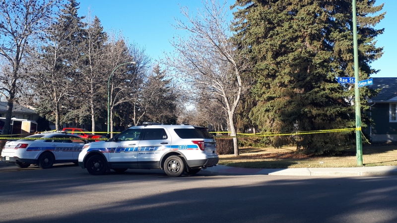 A man has died after a shooting in south Regina on Oct. 23, 2018. (JACKIE PEREZ/CTV REGINA)