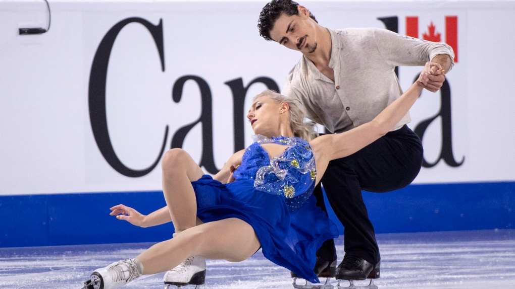 Skaters Piper Gilles and Paul Poirier 