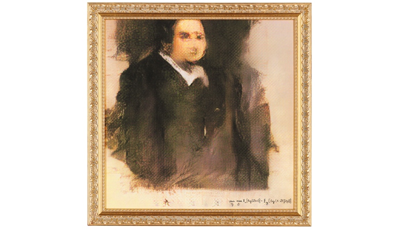 AI 'Portrait of Edmond de Belamy'