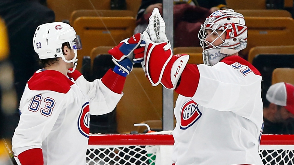 Price Passes Roy For 2nd In All Time Habs Wins With Shutout Over Bruins Ctv News