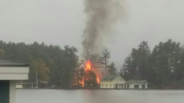 Cottage fire 