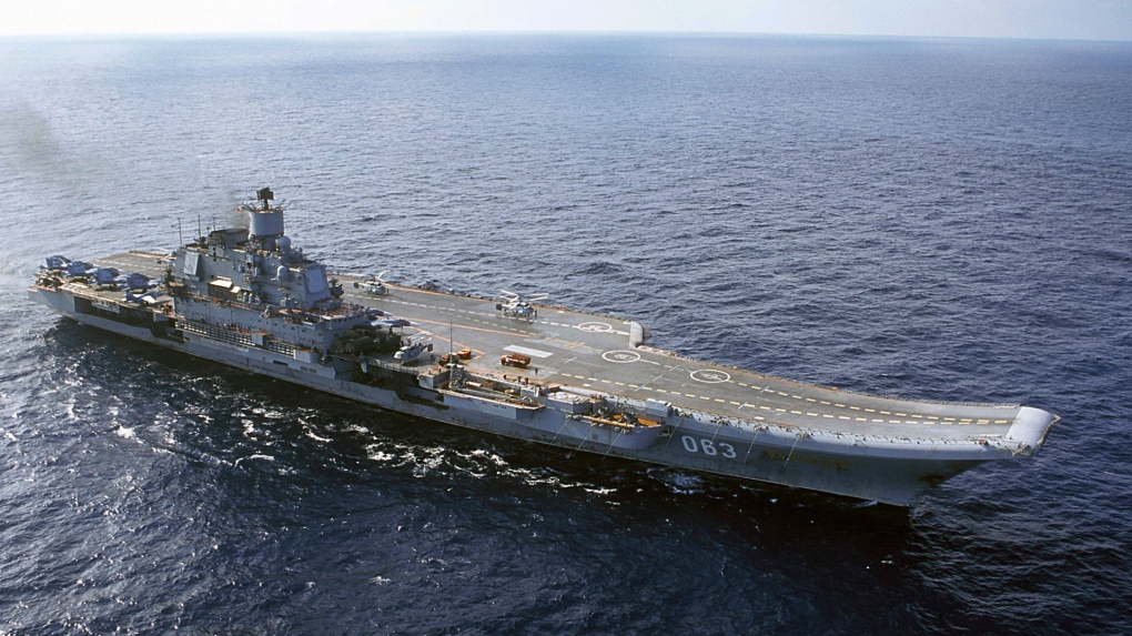 Admiral Kuznetsov aircraft carrier