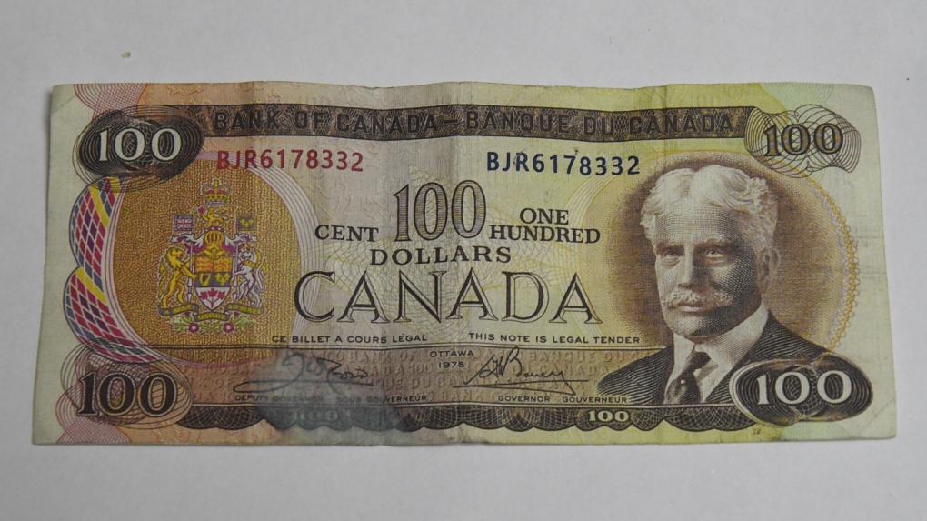 Counterfeit $100 bill 