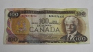 A counterfeit Canadian $100 bill. (Courtesy Chatham-Kent police) 