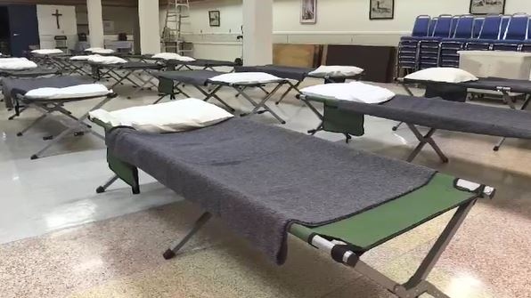 The OTS Shelter has 30 low-barrier beds in winter