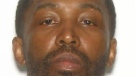 Richie Blackwood, 43, is wanted for second-degree murder in connection with a May fatal shooting in Etobicoke. (Toronto police handout)