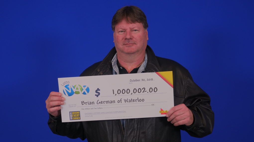 Brian German lotto max maxmillions waterloo