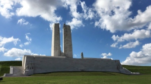 The Canadian National Vimy Memorial is seen in Northern France on September 22, 2017. THE CANADIAN PRESS/John Chidley-Hill