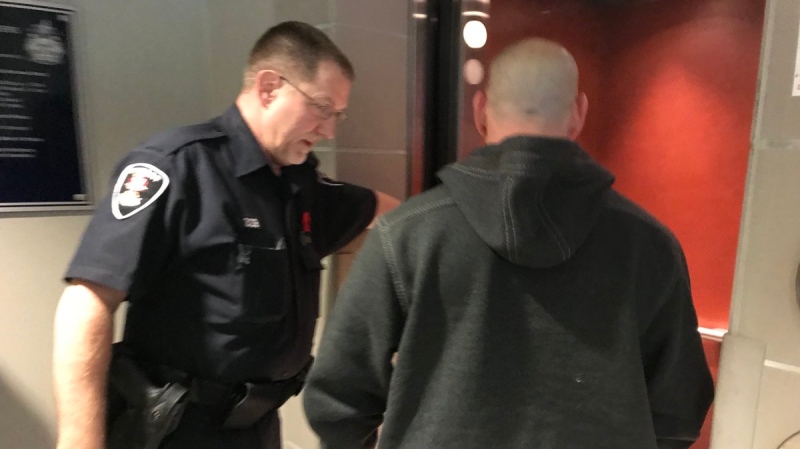 Leo Lucier, owner of Compassion House, at Windsor Police Headquarters in Windsor, Ont., on Wednesday, Nov. 7, 2018. (Angelo Aversa / CTV Windsor)