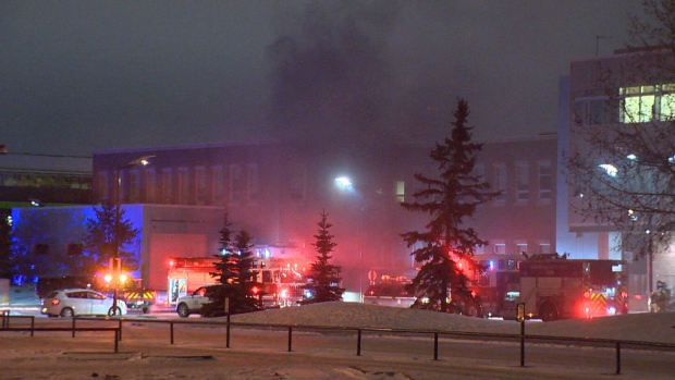 RCMP say one of two blasts at a parkade near Edmonton was deliberate