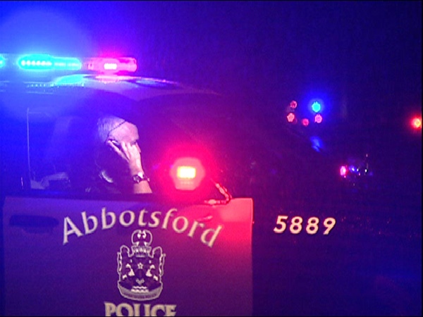 Police were called to a home in rural Abbotsford for a shooting just before 10 p.m. Tuesday, July 7, 2009.