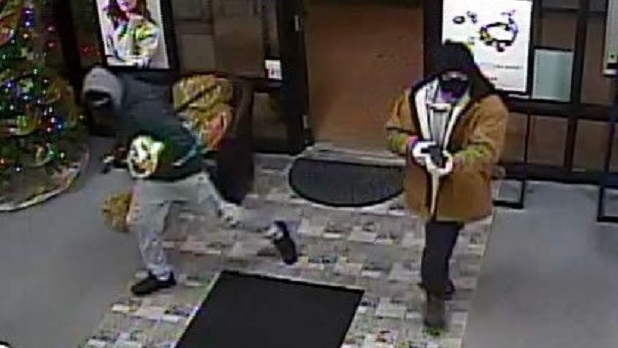 Windsor police are looking for two suspects after a jewelry store robbery on Walker Road. (Courtesy Windsor police)