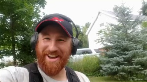 "Red Beard Relic Hunter" is pictured in one of his YouTube videos. 