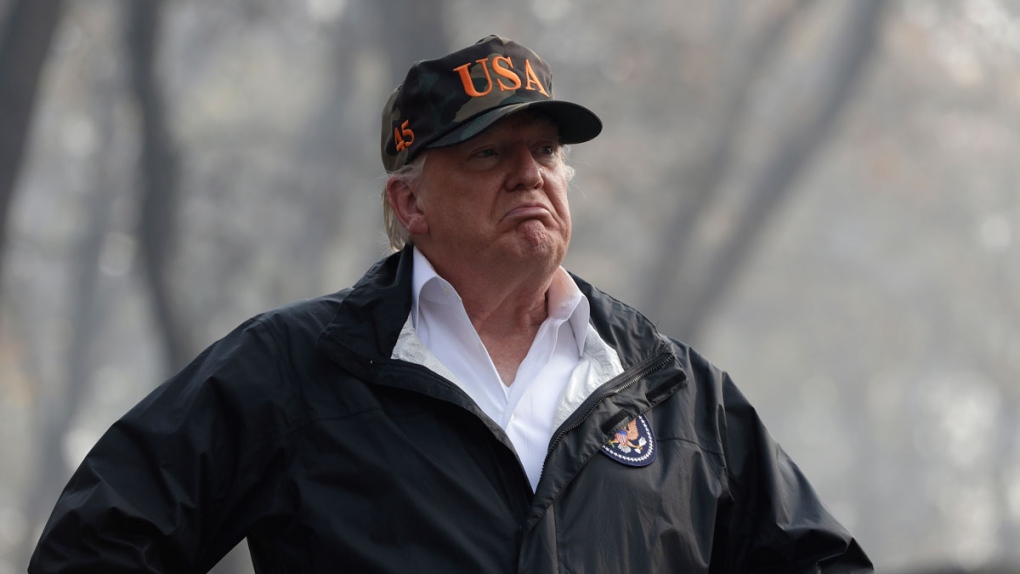 Trump briefed on deadly California wildfires