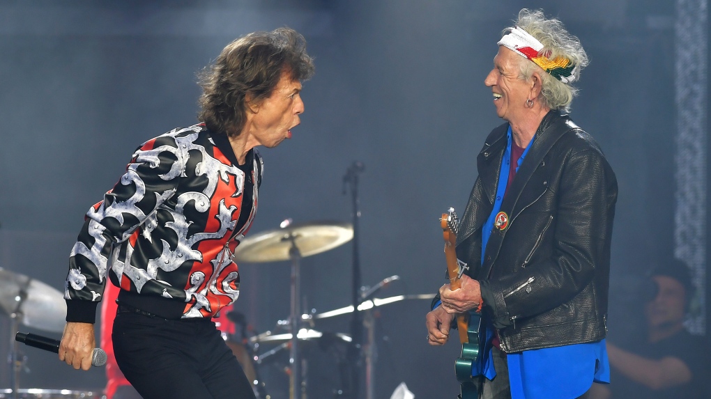 Mick Jagger, left, and Keith Richards